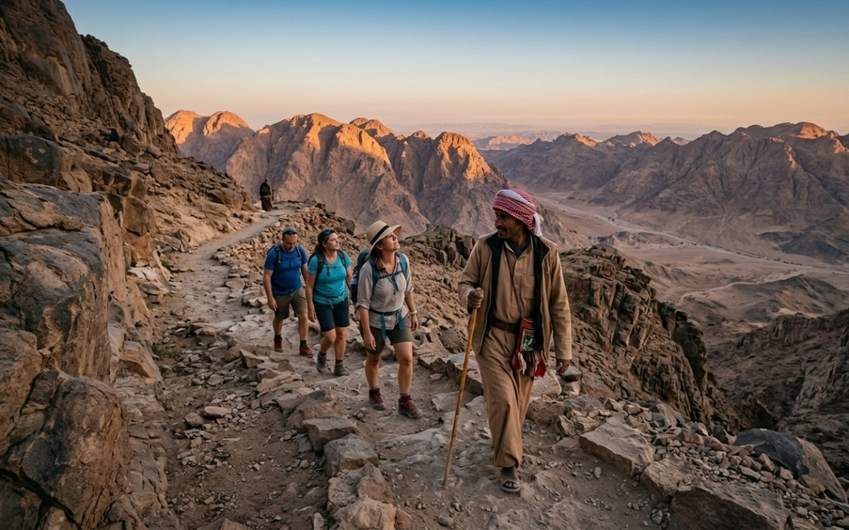 🌄 Wschód słońca na Górze Synaj i klasztor św. Katarzyny z Dahab