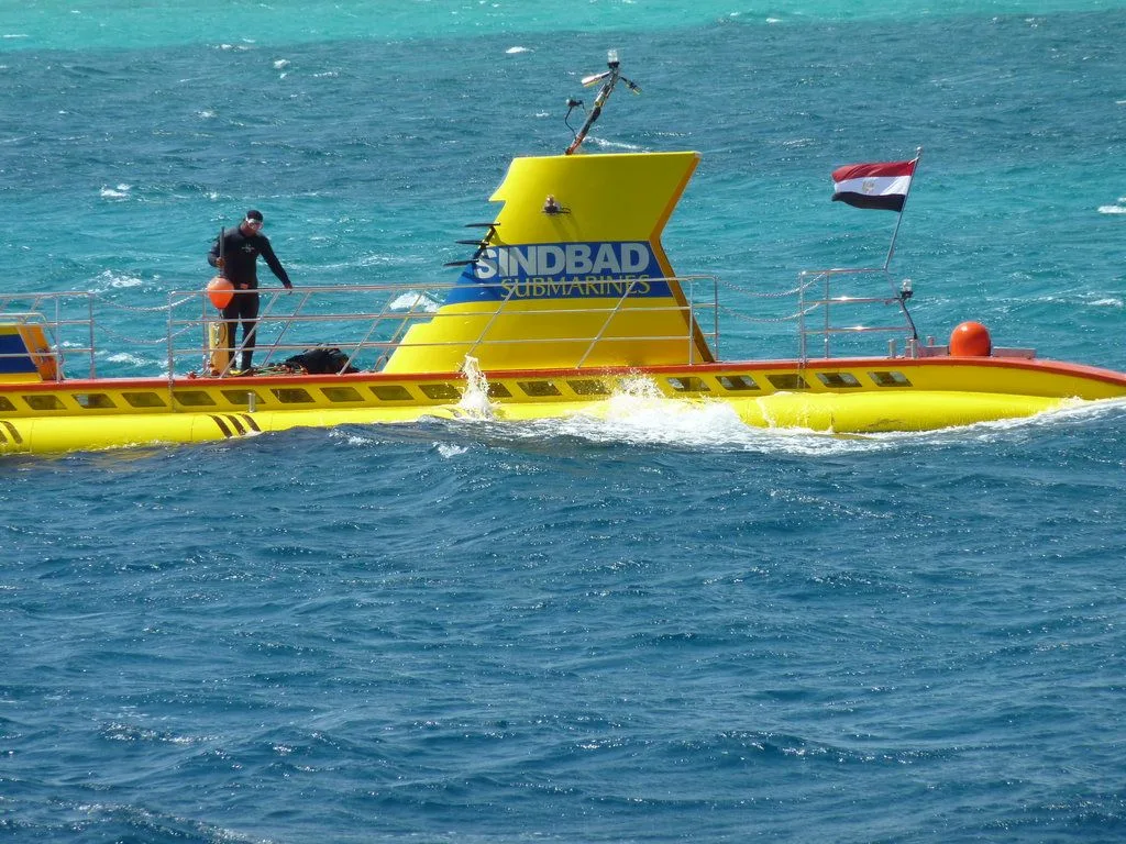 2Sottomarino Sindbad a Hurghada.
