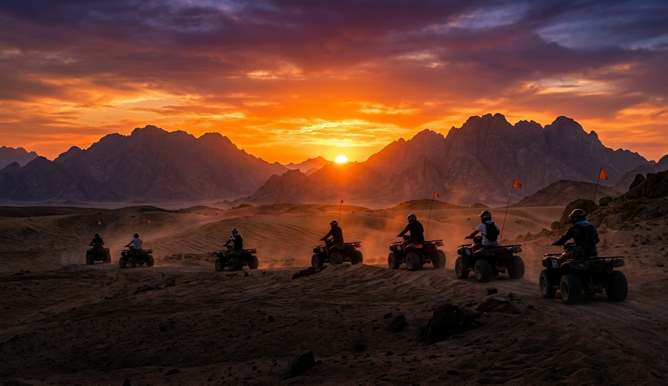 🏜 Safari w Dahab – Quady (ATV) i obóz beduiński
