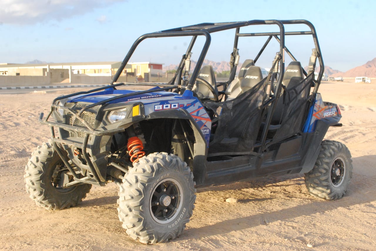 1Buggy Turu — Şarm El Şeyh’ten: Polaris iki ve dört kişilik araçlar!  🏜️🚗💨