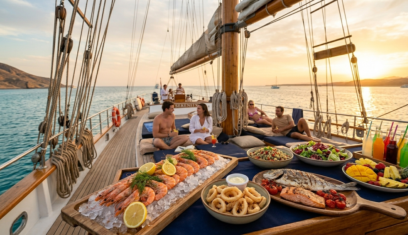 4🌊 Żaglówka Pirates – Rejs do Ras Mohammed i White Island (Sharm El Sheikh)